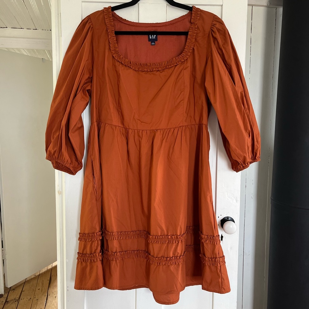 GAP Cotton rust coloured dress size 18